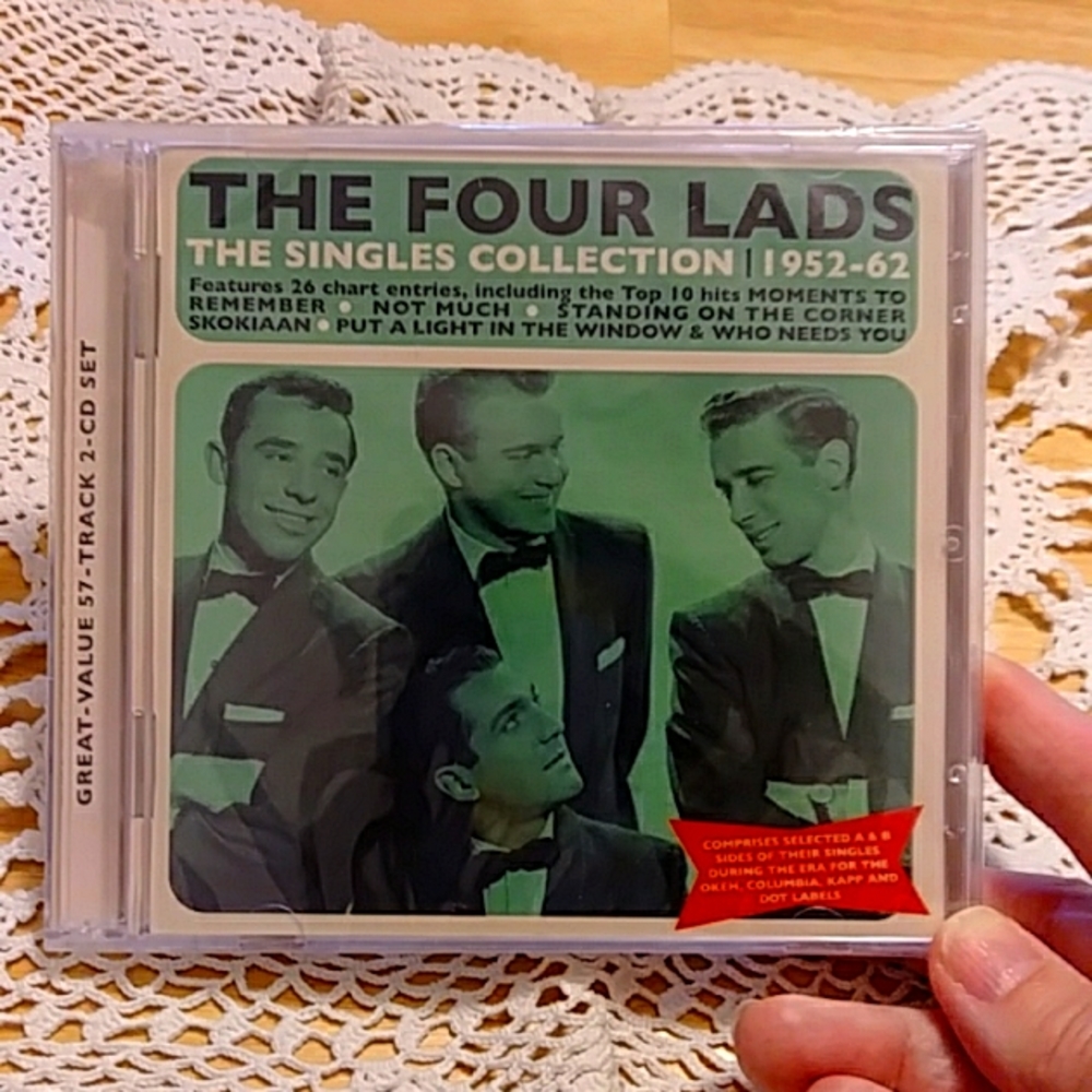 CD The Four Lads - Singles Collection of music 1952 to 1962.